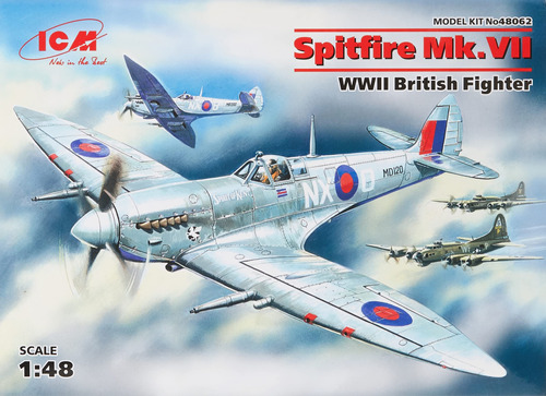 Icm Modelo Spitfire Mk Vii Kit Construccion