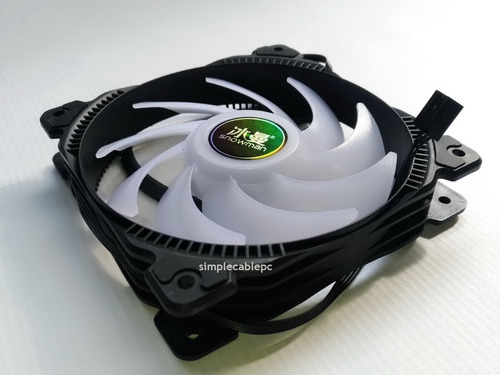 Ventilador 120 Mm Rgb Fijo Led - Fan Cooler 120 Mm - 4 Pin
