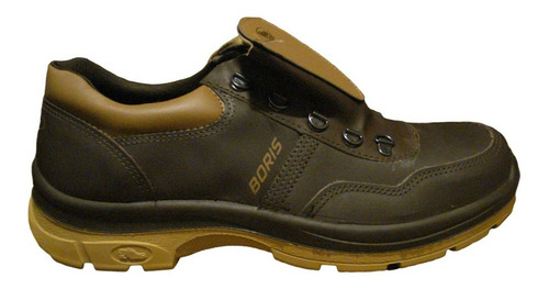 Imagen 2 de 6 de Zapato Boris 3004d Marron Nylon Dielectrico Calzado Segurida
