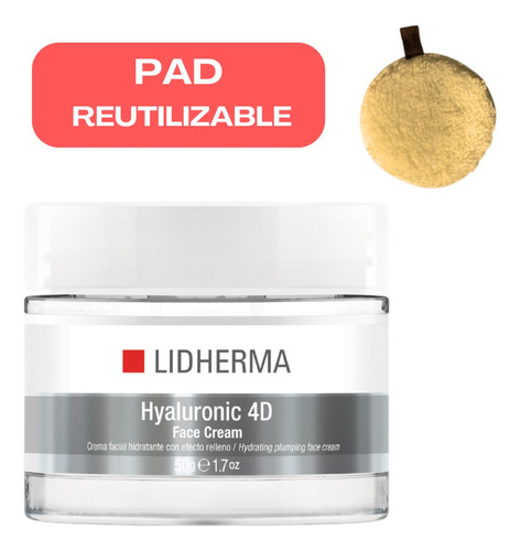 Lidherma Hyaluronic 4d Crema Facial 50gr Con Efecto Relleno