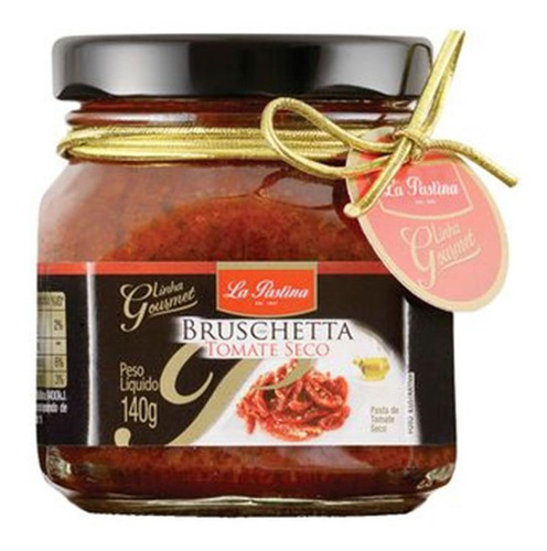 Bruschetta Gourmet De Tomate Seco La Pastina 140g