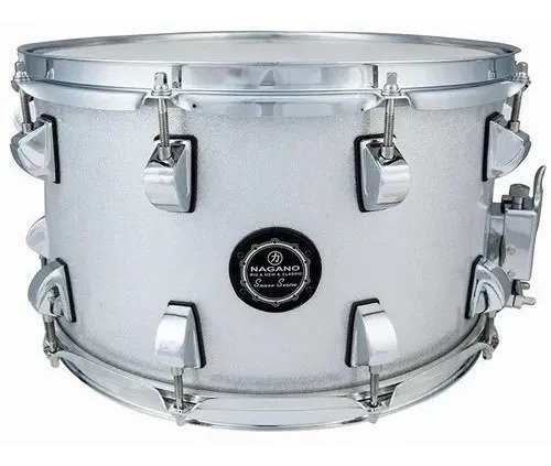 Imagem 1 de 3 de Caixa De Bateria Nagano Big Beat 14x8 Silver Sparkle Prata