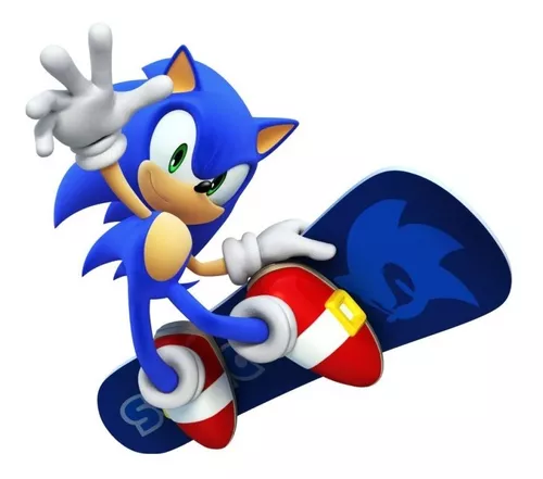 Adesivo Parede Sonic Skate