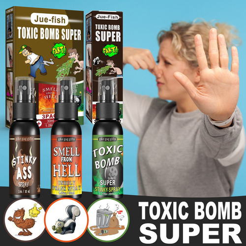 . P Fart Spray, Aerosol For Pedos Extra Fuerte, 30 Ml Potent