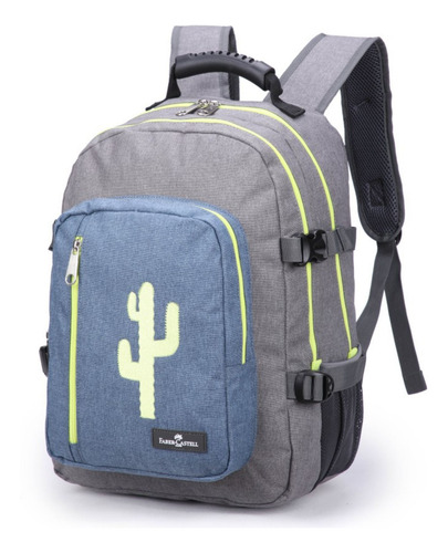 Mochila Wanderer Gris / Amarillo Cactus