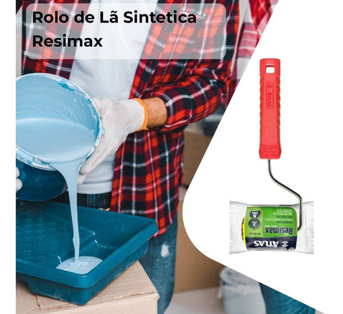 Rolo P/ Pintura Resimax La Sintetica 5cm