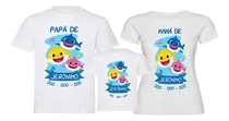 Comprar Camisetas Familia 3 Camisetas Baby Shark Niño Personalizado 