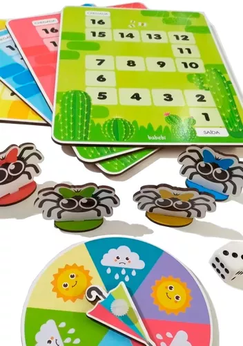 Jogo Educativo A Dona Aranha - Mit Kids - Brinquedos Educativos e Criativos