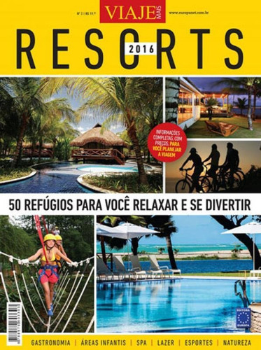 Resorts 2016 - Especial Viaje Mais, De Europa, A. Editora Europa, Capa Mole, Edição Edição - 2016 Em Português