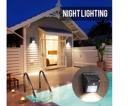 Reflector Solar Led Solarshine Luz Exterior 20 Leds Sensor
