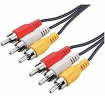 Imagem 2 de 2 de Cabo Audio/video Macho Rca, Av 1,5m Video Tv Dvd Sky 10un