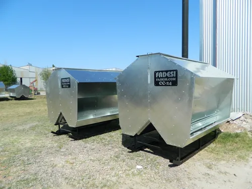 Comedero Autoconsumo Feedlot Creep Feeding Vacuno 3 Ton