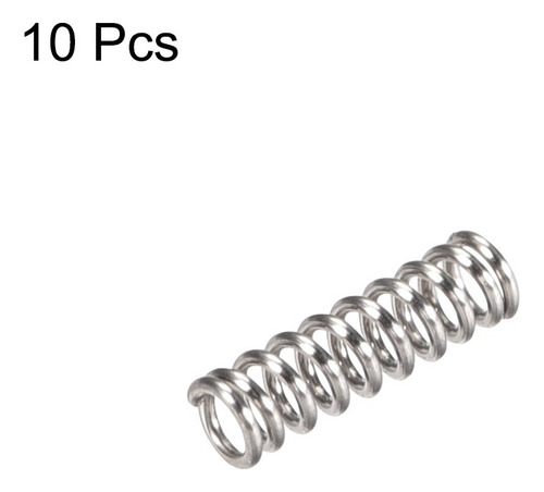 ** Mola De Compressão De Aço Inoxidável 304 3 X 0,5 X 10