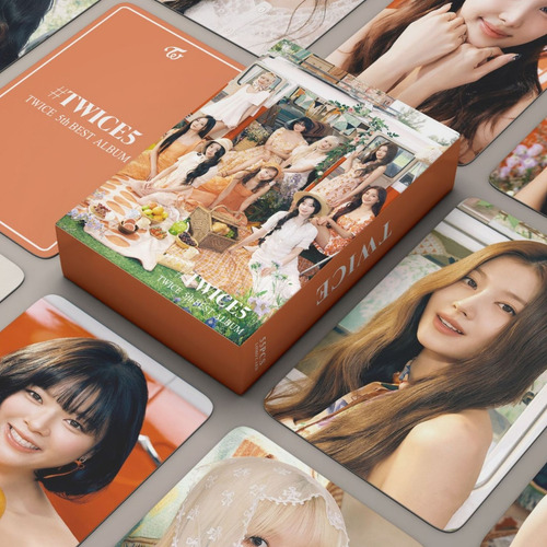 55pcs-album Twice5 Cartão Pequeno Momo Sana Lin Na Lian