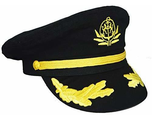 Sombreros - Men's Boat Admiral Captain Hat Snapback Embroide