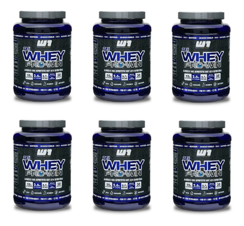 Whey Pro Win 1kg Pack 6 Unidades (13,2lbs) Envío Gratis