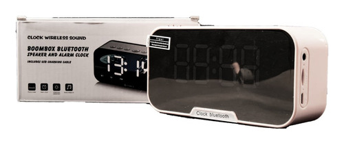Reloj Despertador Digital Led Parlante + Bluetooth + Sd + Fm