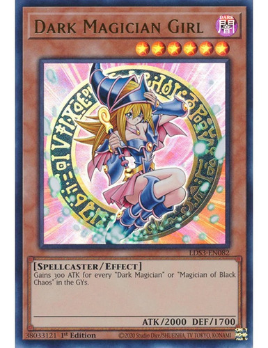 Dark Magician Girl - Maga Oscura - Ultra Rare Yugioh!