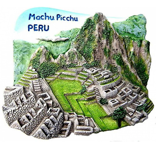 Imanes De Nevera Machu Picchu Perú, Imán 3d De Resina Para