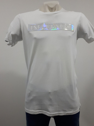 Playera Marca Autentic Lyon 311268 500 Blanco Con Diseño