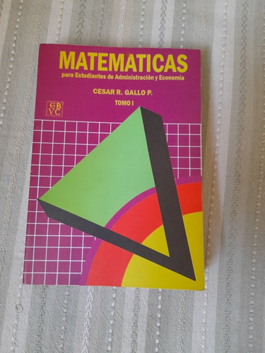 Texto Libro De Matemáticas Tomo 1 - 2 - 3 César Gallo