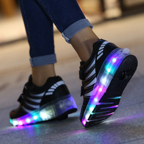 Patines Heelys Recargables Con Luces Led Parpadeantes Para J