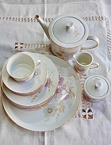 Juego De Té Y Masas De Porcelana Verbano