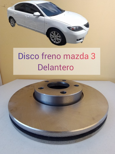 Disco De Freno Mazda 3 Delantero 