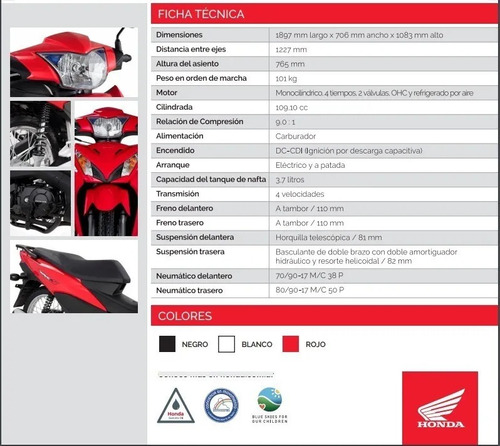 Imagen 2 de 25 de Patentada $1.169.000 O 12de$177.000 Honda Wave 110