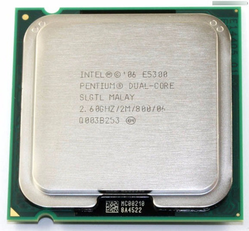 Processador Intel Dual Core E5300 2,60ghz Slgtl 775 (7650) 