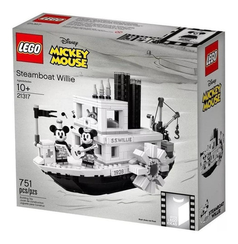 Lego 21317 Mickey Mouse Steamboat Willie 
