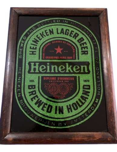 Cuadro Para Bar, Modelo Heineken