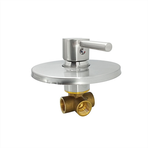 Imagen 3 de 7 de Mezclador Monocontrol Rendondo Ducha Inox 304