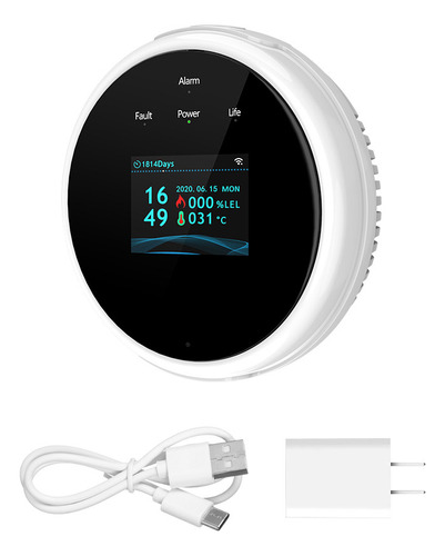 Detector De Tela De Alarme De Gás, Cozinha, Vazamento