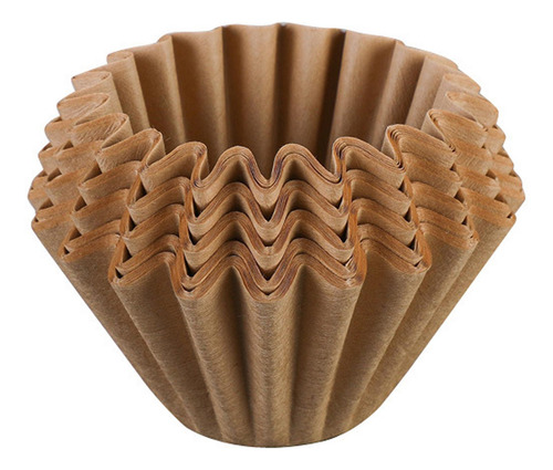 50 Piezas De Filtros De Café Con Forma De Cesta De Papel Par