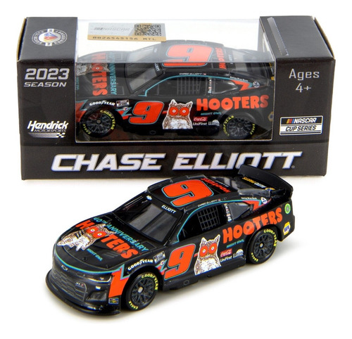 Nascar 2023 Chase Elliott Hooters # 9 1:64 Nuevo Original