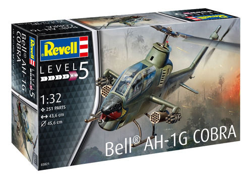 Bell Ah-1g Cobra 1/32 Kit De Montar Revell 03821