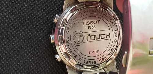 Tissot 1853 T-touch Titanio En Excelente Estado Al Mejor Pre Gris Gris Negro (Usado)