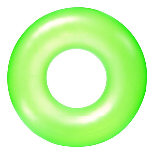 Flotador Inflable Salvavidas Retro Anillos De Neon Economica Color Verde