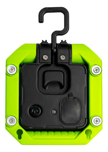 Lámpara Led De Trabajo Recargable Magnética Compacta, Luceco Color Verde