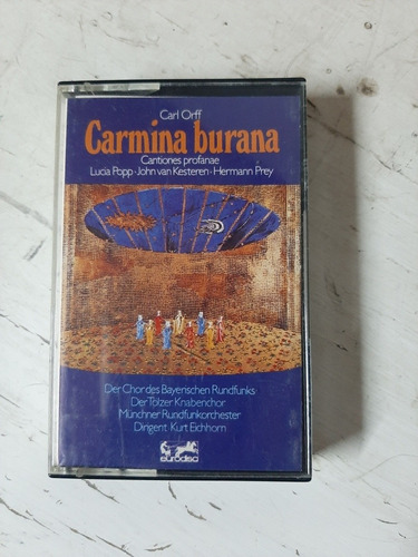 Cassette Casete Carmina Burana Carl Orff Original Usado