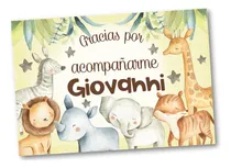 Comprar Kit Imprimible Animalitos De La Selva Mod.4 Jungla Baby Show