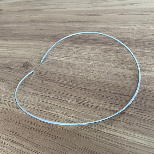 Imagen 5 de 10 de Collar Gargantilla De Plata .925 Ovalada Tubo Mujer Agálea