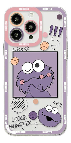 Funda De Teléfono Cartoon Cookie M-monster Para iPhone 15 14