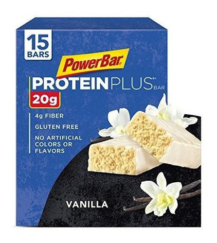 Barra Powerbar Protein Plus, Vainilla, Barra De 2.12 Oz,