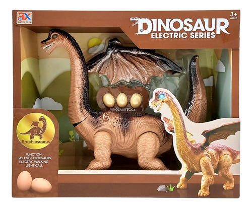 Dinosaurio Pone Huevos, Y Alas, Luz, Sonido Movimiento 11346 Personaje Braquiosaurio