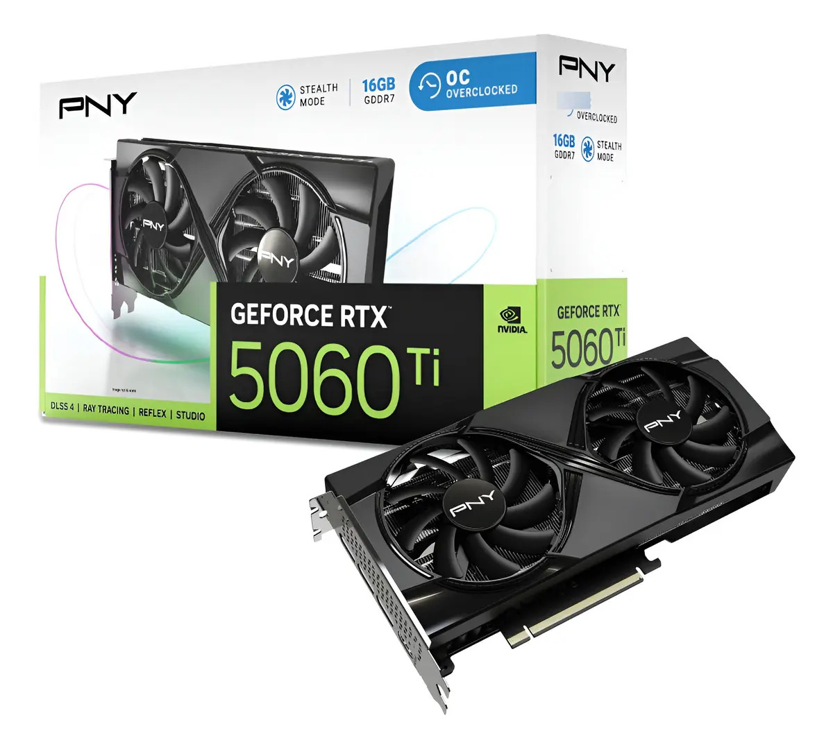 Placa de Vídeo PNY Geforce Rtx 5060 Ti 16Gb GDDR7 128 bits