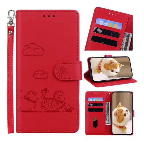 Funda Abatible For Samsung Galaxy S22 Plus Cat Rfid De