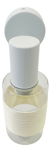 Apliqué Sobrepuesto Simple E-14 Zaurak Blanco Con Ampolleta