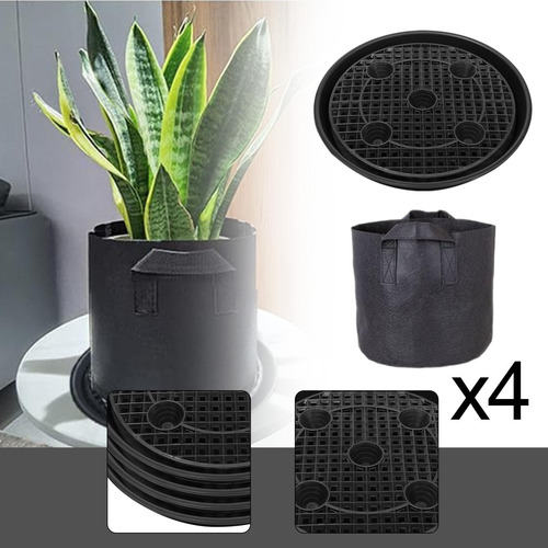 4pcs Plantadores De Planta Auto Riego Planta Con Bolsas De